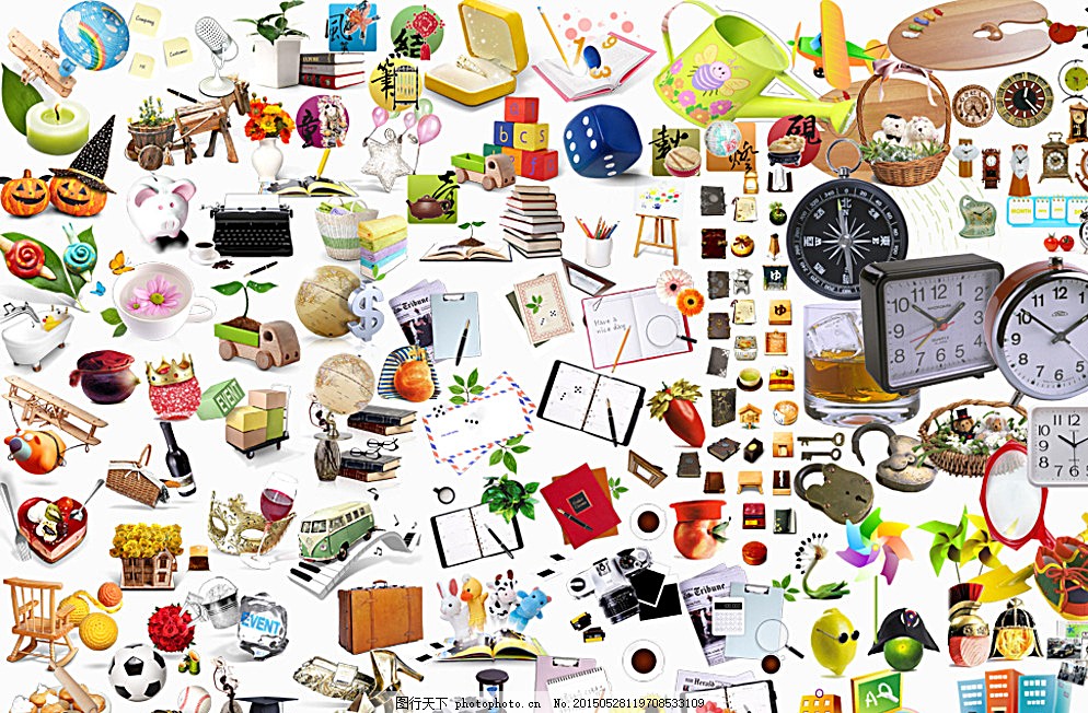 日常用品PSD素材圖片 提升設(shè)計與創(chuàng)意效率的利器